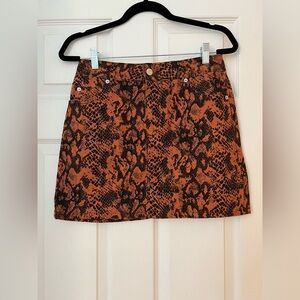 Top shop mini skirt